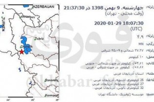 زلزله 4.9 ریشتری اشنویه را لرزاند