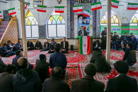 دیدار مردم روستای چهارچشمه شهرستان خمین با استاندار مرکزی