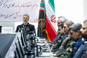 امیر دریادار سیاری در مراسم امضای تفاهم نامه مرکز تحقیقات سیاست علمی کشور با ارتش جمهوری اسلامی ایران