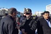 آماده باش نیروهای پلیس برای تامین امنیت راهپیمایی ۲۲ بهمن