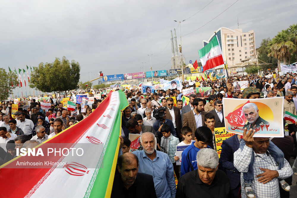 راهپیمایی ۲۲ بهمن در بندرعباس