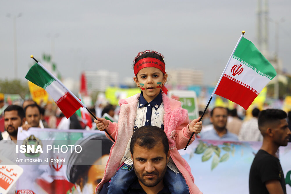 راهپیمایی ۲۲ بهمن در بندرعباس