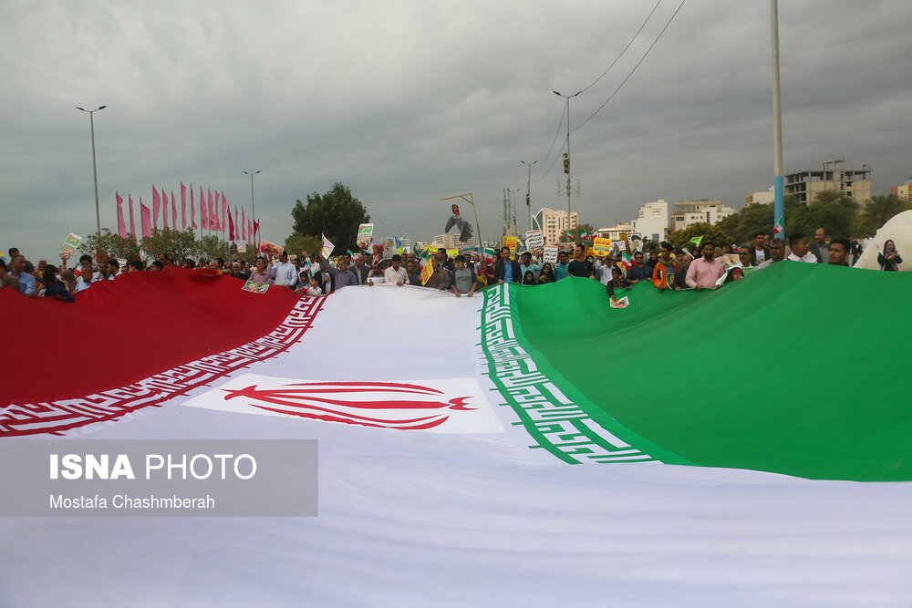 راهپیمایی ۲۲ بهمن در بندرعباس