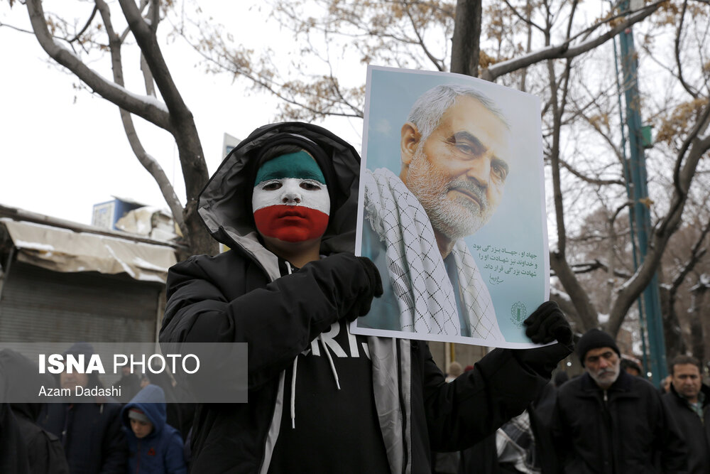 راهپیمایی ۲۲ بهمن در قزوین