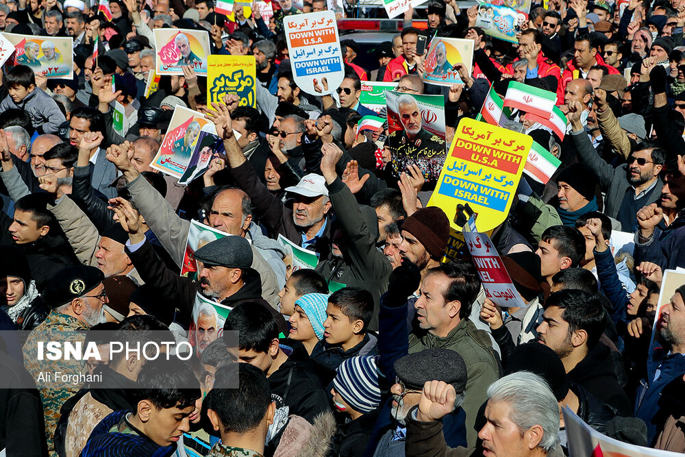 راهپیمایی ۲۲ بهمن در ساوه