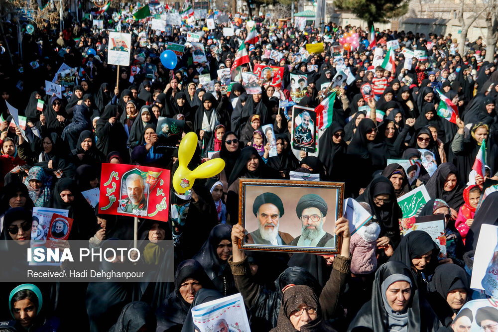 راهپیمایی ۲۲ بهمن در سبزوار