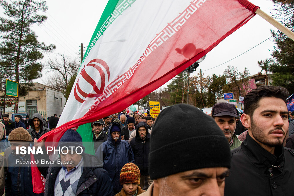 راهپیمایی ۲۲ بهمن در درگز