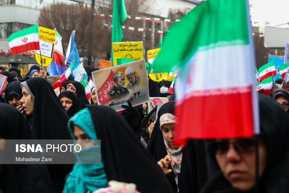 راهپیمایی ۲۲ بهمن در مشهد