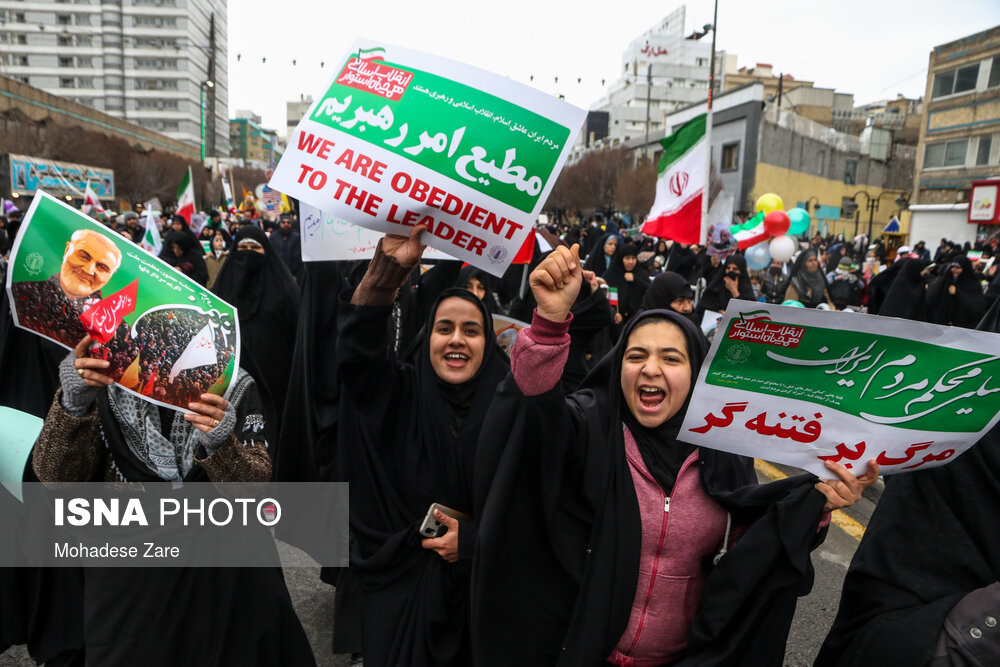 راهپیمایی ۲۲ بهمن در مشهد