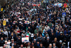 راهپیمایی ۲۲ بهمن در چناران