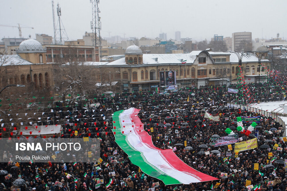 راهپیمایی ۲۲ بهمن در همدان