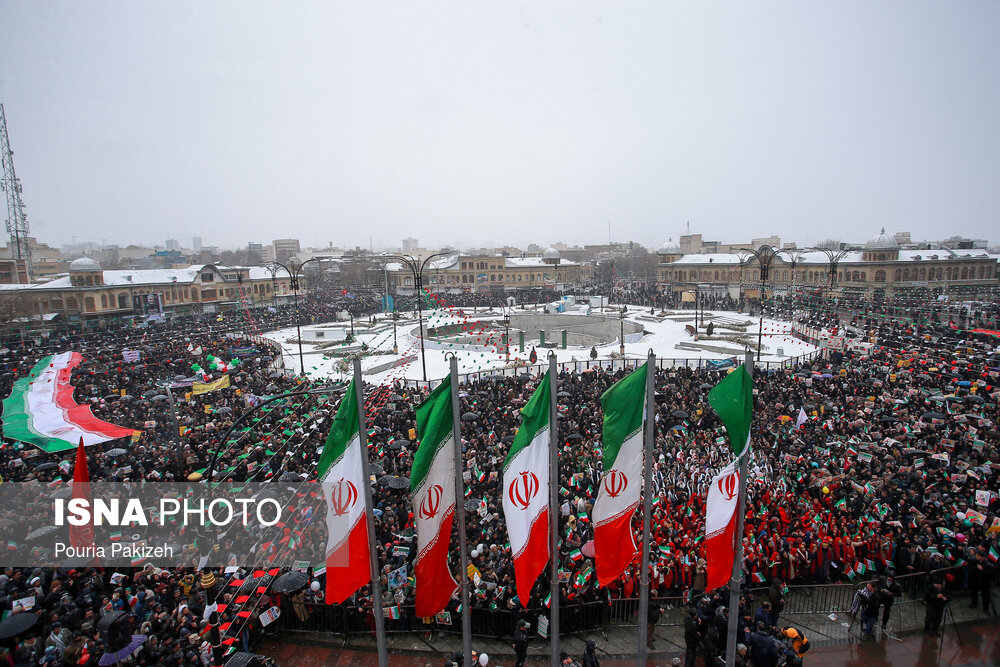 راهپیمایی ۲۲ بهمن در همدان