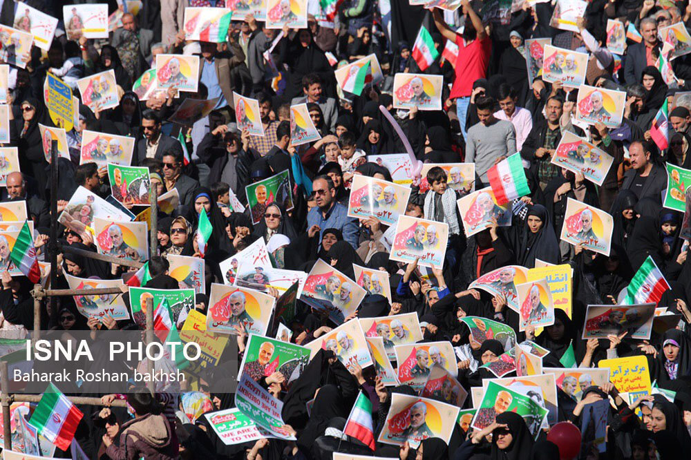 راهپیمایی 22 بهمن در یزد