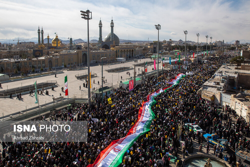 راهپیمایی ۲۲ بهمن در قم