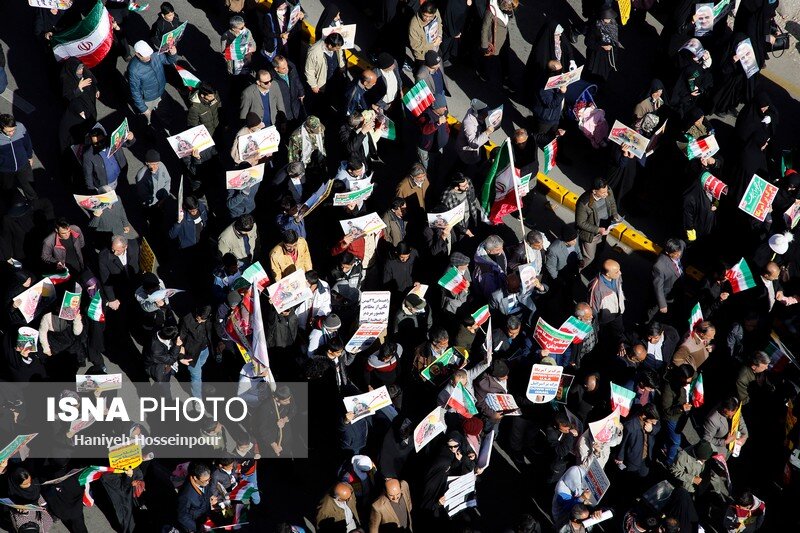 راهپیمایی ۲۲ بهمن در شیراز