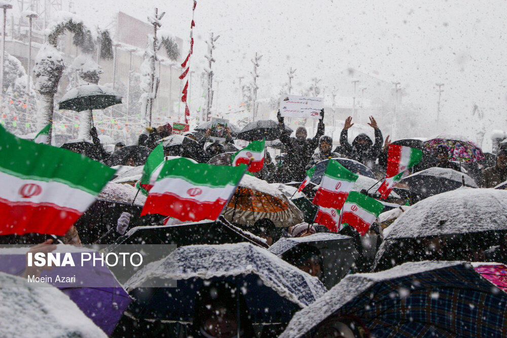 راهپیمایی ۲۲ بهمن در رشت