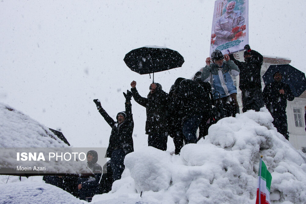 راهپیمایی ۲۲ بهمن در رشت