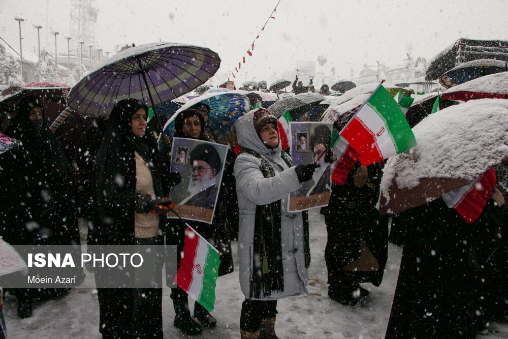 راهپیمایی ۲۲ بهمن در رشت