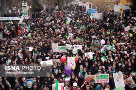 راهپیمایی 22 بهمن در سمنان