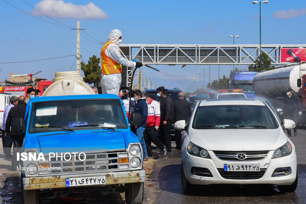 بازدید استاندار آذربایجان شرقی از مبادی ورودی و خروجی استان