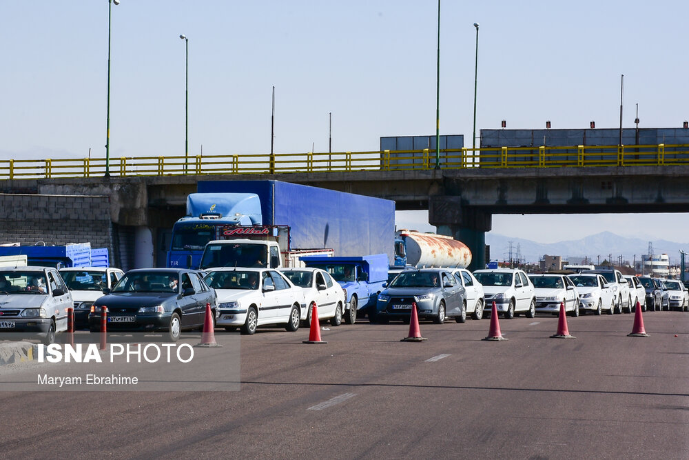 بازدید استاندار آذربایجان شرقی از مبادی ورودی و خروجی استان