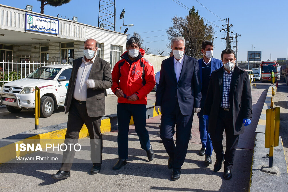 بازدید استاندار آذربایجان شرقی از مبادی ورودی و خروجی استان