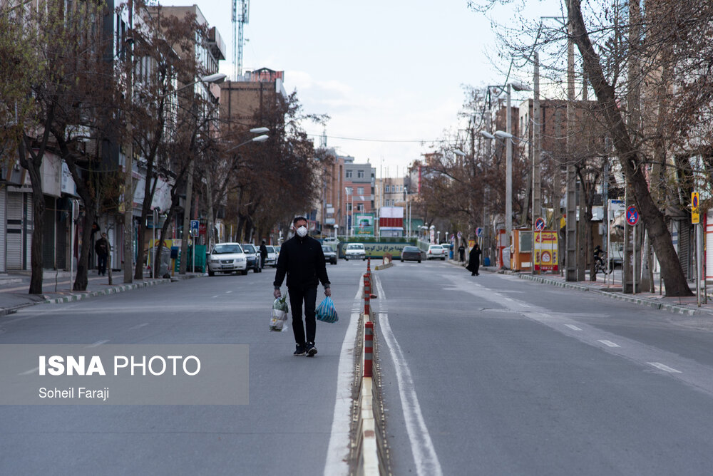 محدود سازی تردد در خیابان های مرکزی شهر ارومیه