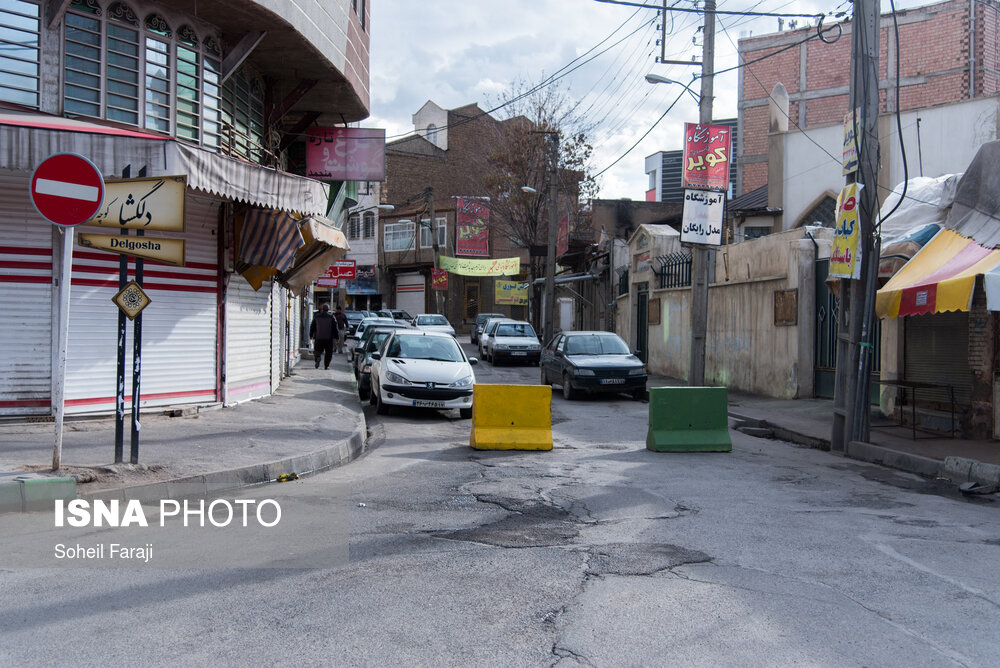 محدود سازی تردد در خیابان های مرکزی شهر ارومیه