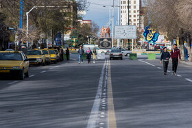 محدود سازی تردد در خیابان های مرکزی شهر ارومیه