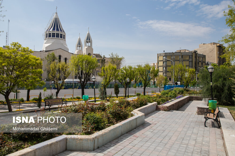 بوستان مریم مقدس در روز طبیعت