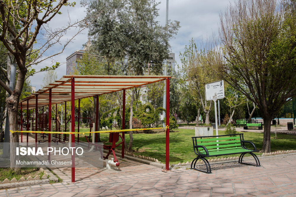 بوستان هنرمندان در روز طبیعت