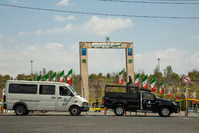 ورودی بوستان جوانمردان در روز طبیعت