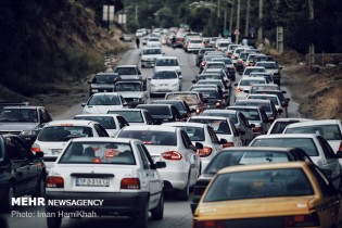 تردد در محورهای هراز و کندوان پرحجم است