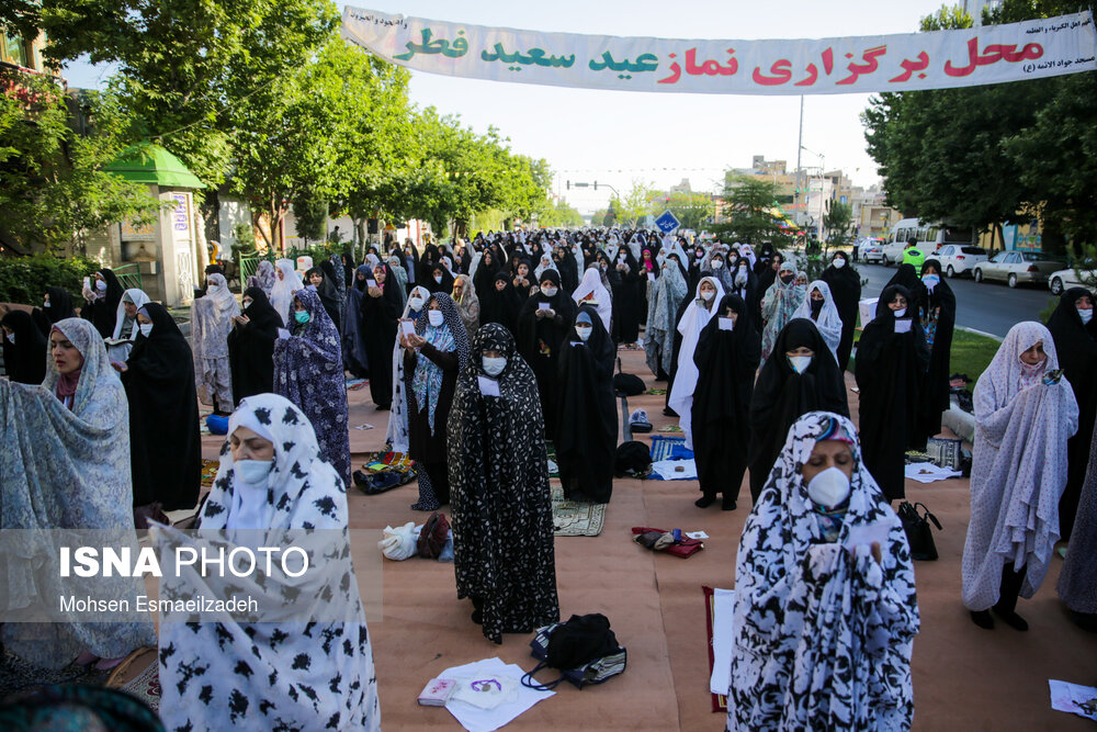 اقامه نماز عید سعید فطر مشهد - بلوار امامت