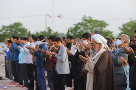 نماز عید سعید فطر در ورزنه