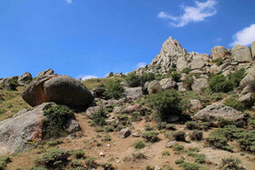 طبیعت ارتفاعات روستای مزرعه و قلعه شیور