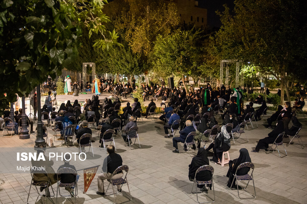 شبیه خوانی در پهنه رودکی شب عاشورا