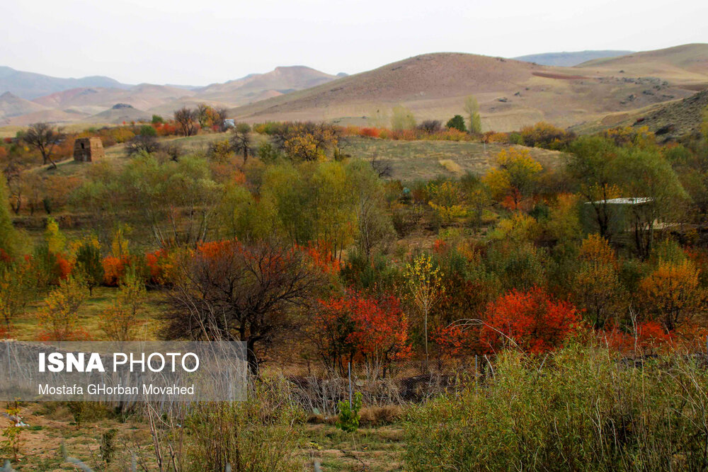 طبیعت پاییزی مناطق روستایی اهر