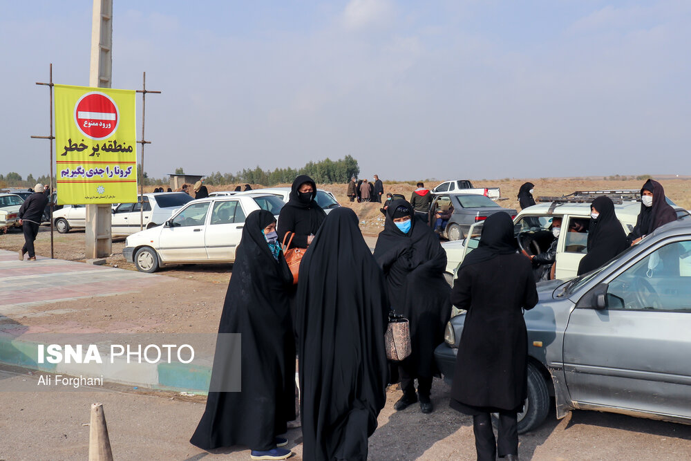 آرامستان ساوه در روزهای کرونایی