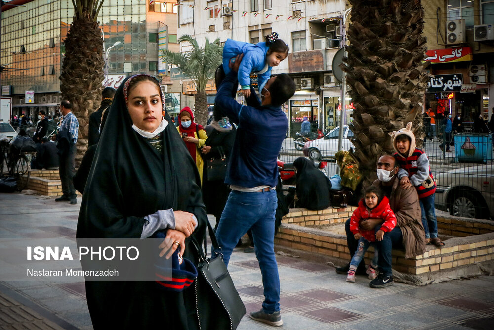 دوشنبه ۱۳ بهمن - مرکز شهر اهواز - خیابان سلمان فارسی (نادری)