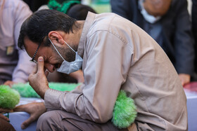 استقبال از پنج شهید گمنام در فرودگاه اصفهان
