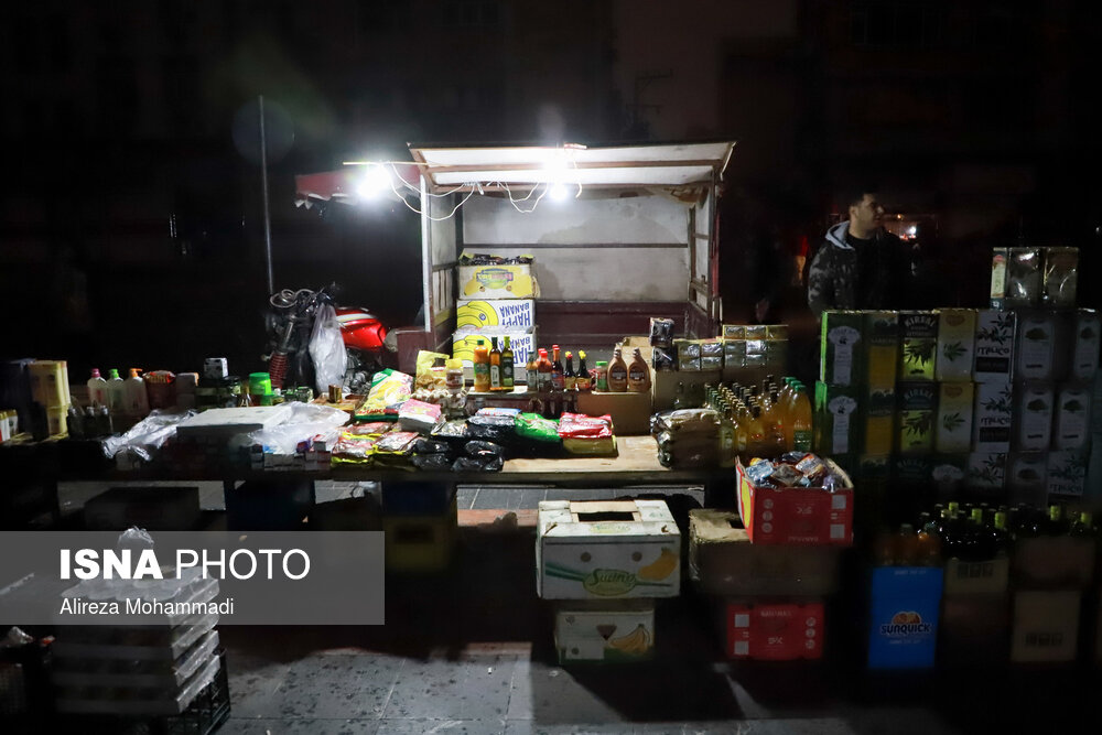 قطع برق بازار پرتردد اهواز