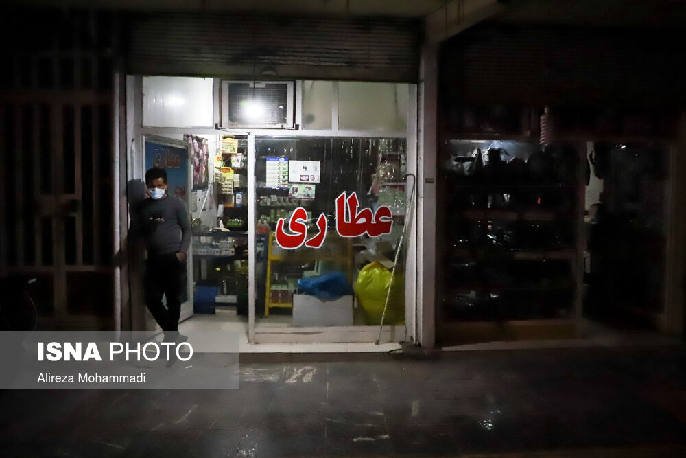 قطع برق بازار پرتردد اهواز