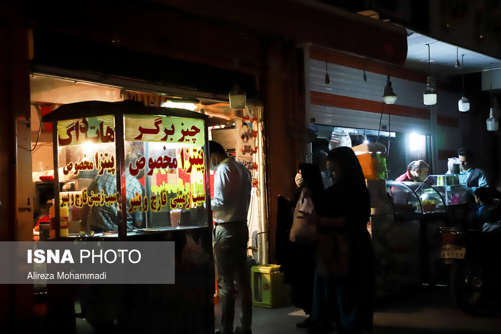 قطع برق بازار پرتردد اهواز