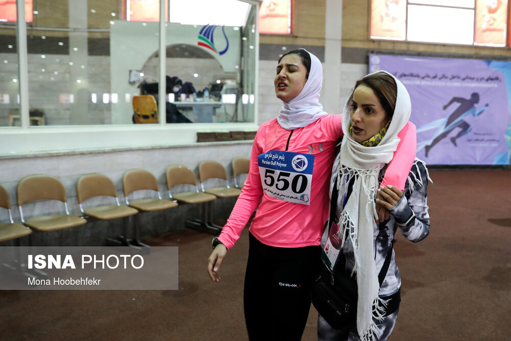 رقابت‌های دوومیدانی زنان داخل سالن قهرمانی باشگاه‌های کشور