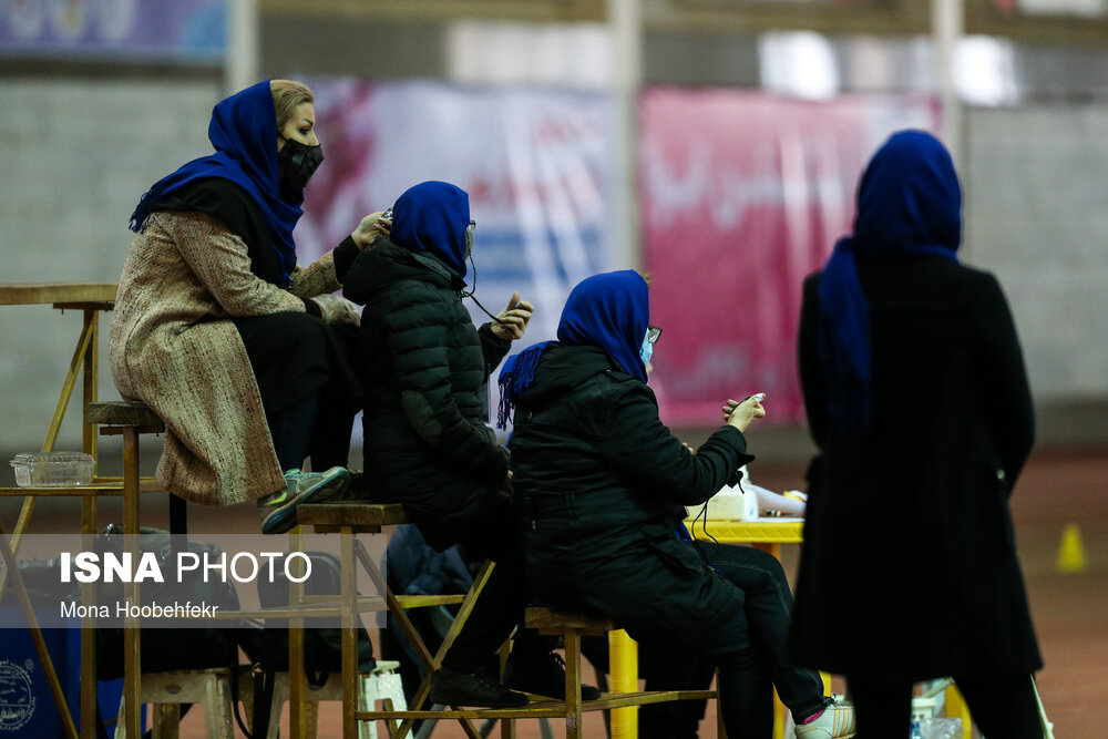 رقابت‌های دوومیدانی زنان داخل سالن قهرمانی باشگاه‌های کشور