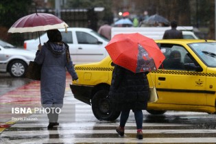 بارش باران و برف در ۲۲ استان کشور