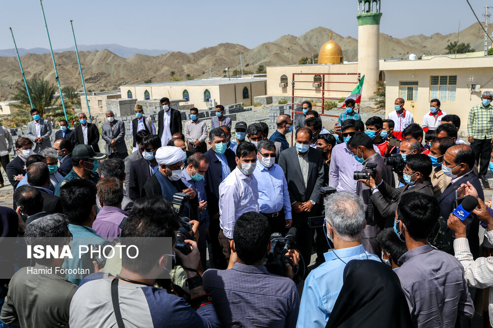 سفر جهرمی وزیر ارتباطات و فناوری اطلاعات به روستاهای شهرهای بشاگرد و جاسک استان هرمزگان