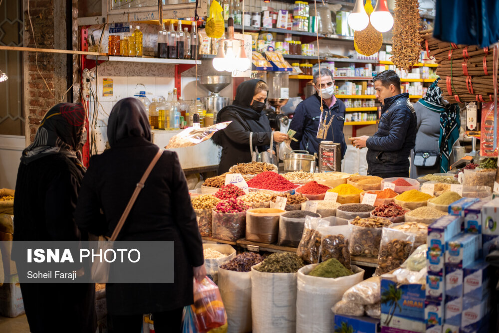 بازار تاریخی ارومیه در نوروز۱۴۰۰