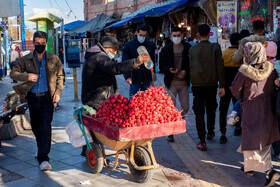 میدان مرکز ارومیه در نوروز ۱۴۰۰